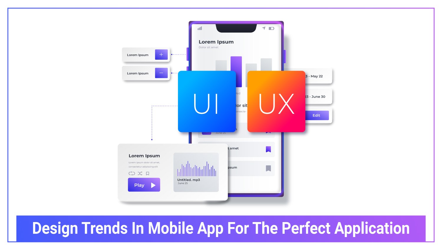 UI/UX Design Trends In Mobile Apps For The Perfect Application